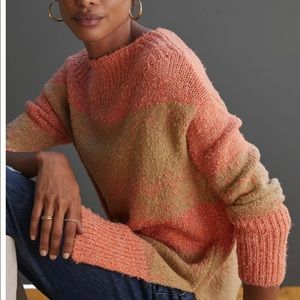 Anthropologie Pilcro Rugby Tunic Sweater